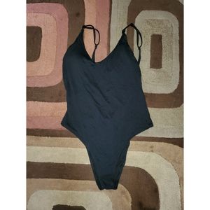 Aerie Low Back Ribbed One Piece